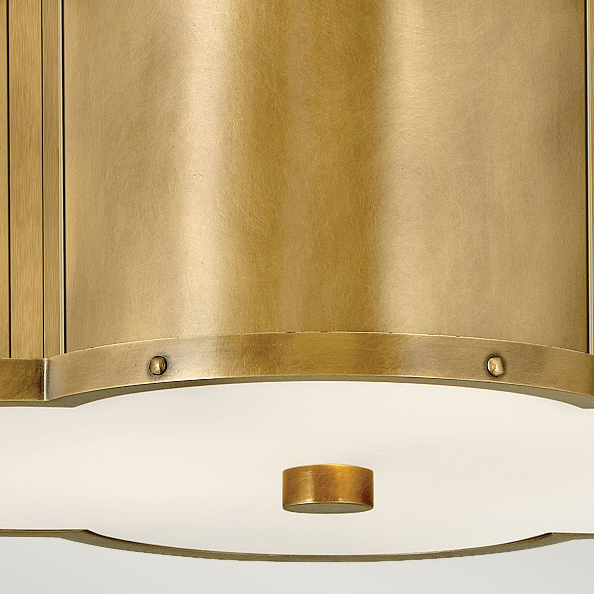Chance 2 Light Semi-flush - Heritage Brass