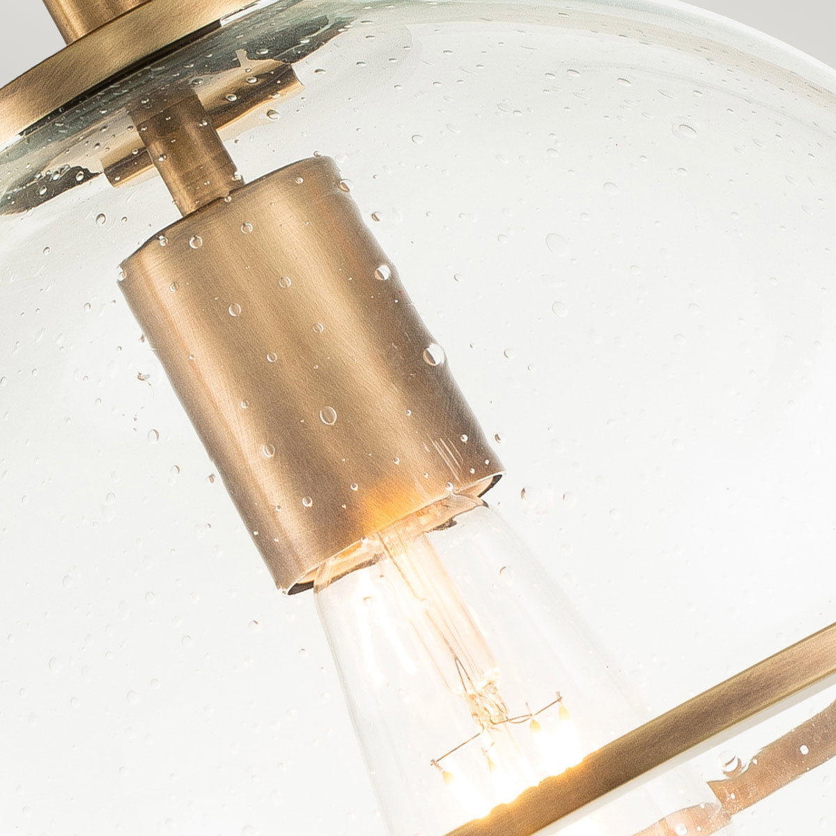 Somerset 1 Light Flush - Brass