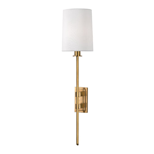 Fredonia 1 Light Wall Sconce - Aged Brass