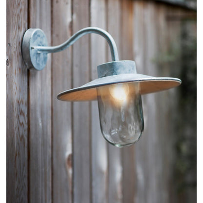 Swan Neck Wall Light - Silver