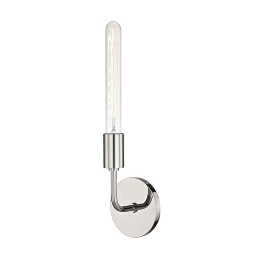 Ava 1 Light Wall Sconce - Polished Nickel