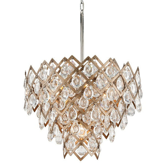 Tiara 7 Light Pendant Light - Vienna Bronze