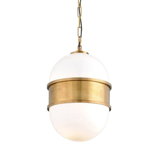 Broomley 2 Light Pendant Light - Vintage Brass