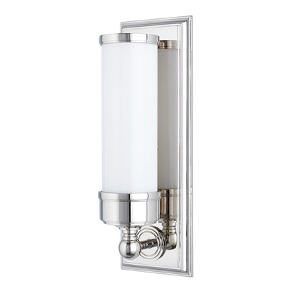 Everett Brass 1 Light Bath Bracket - Polished Nickel