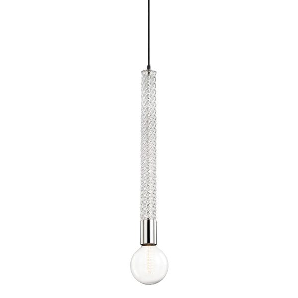 Pippin 1 Light Pendant Light - Polished Nickel