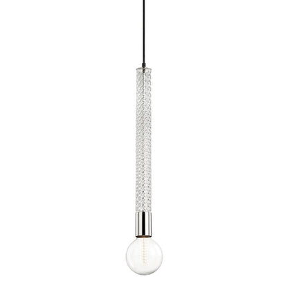 Pippin 1 Light Pendant Light - Polished Nickel