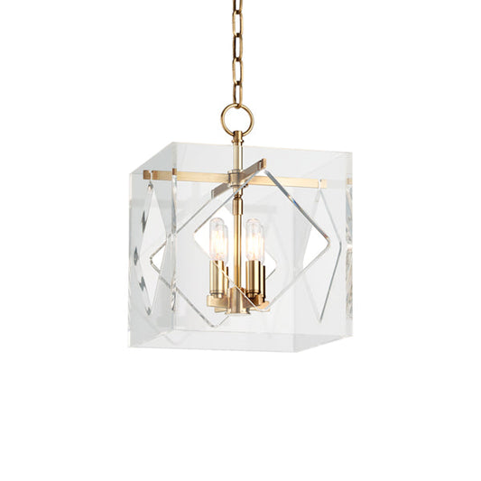 Travis 4 Light Pendant Light - Aged Brass | Outlet