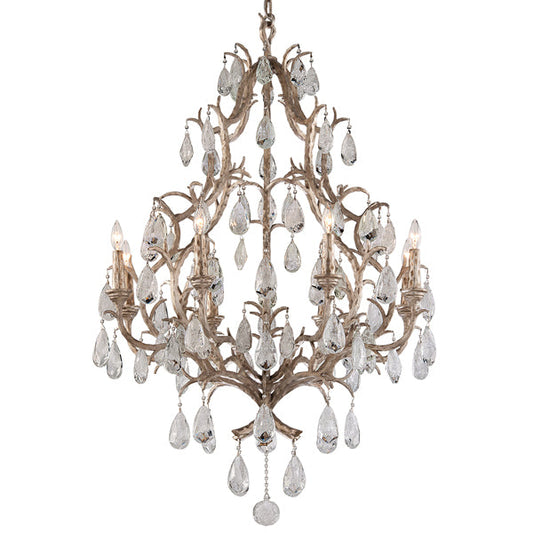 Amadeus 8 Light Chandelier - Hand-Worked Iron