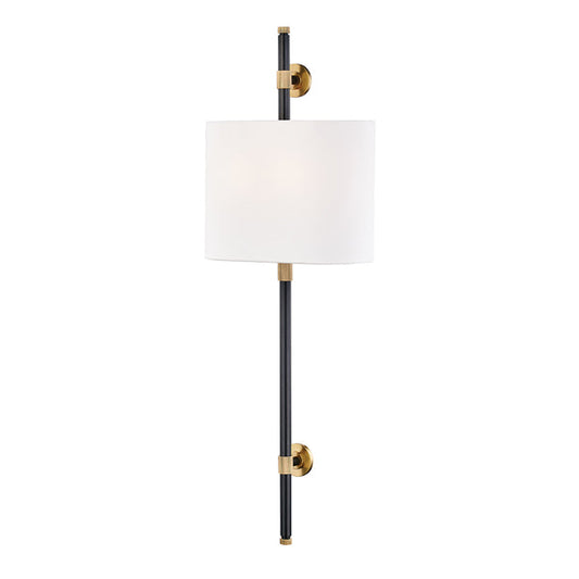 Bowery 2 Light Wall Sconce - Brass