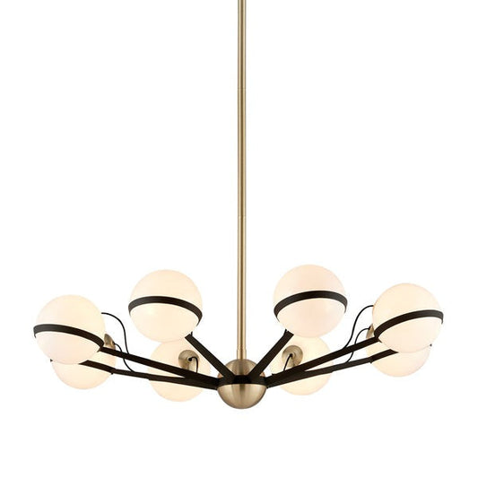Ace 8 Light Chandelier - Hand-Worked Iron
