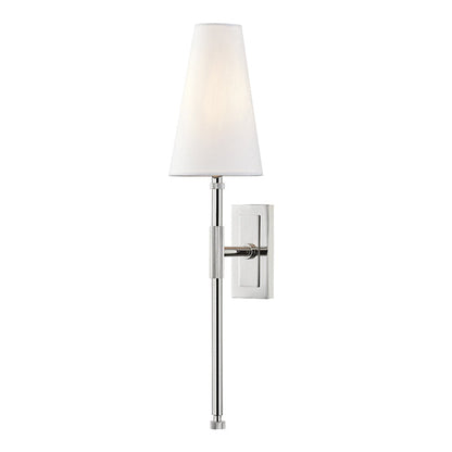 Bowery 1 Light "A" Wall Sconce - Polished Nickel
