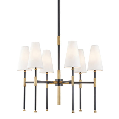 Bowery 6 Light Chandelier - Aged Old Bronze