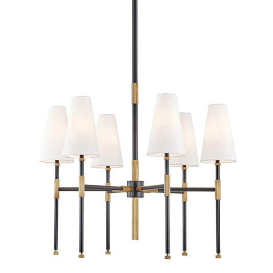 Bowery 6 Light Chandelier - Aged Old Bronze