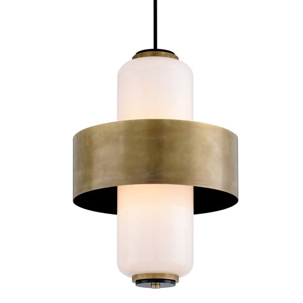 Melrose 6 Light Pendant Light - Vintage Brass