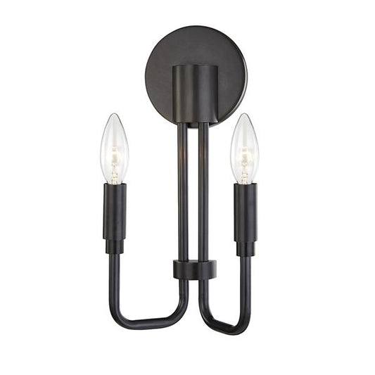 Brigitte Steel 2 Light Wall Sconce | Outlet