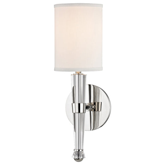 Volta 1 Light Wall Sconce - Polished Nickel