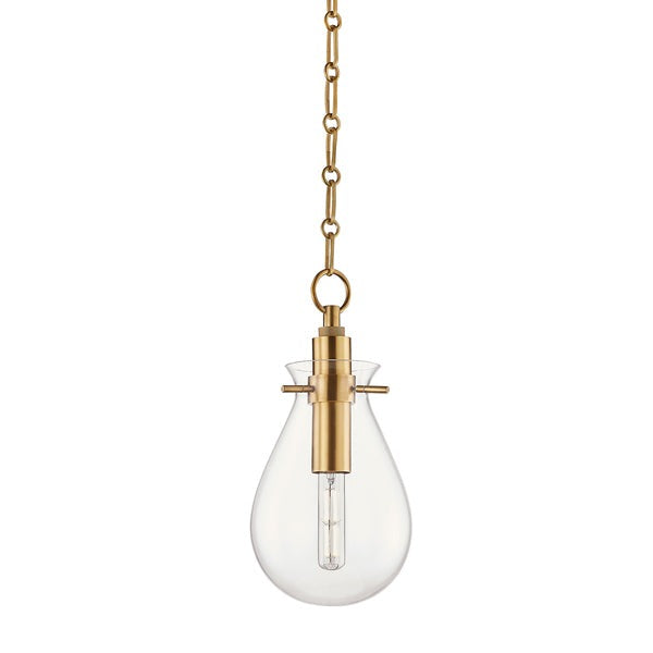 Ivy Steel 1 Light Small Pendant | Outlet