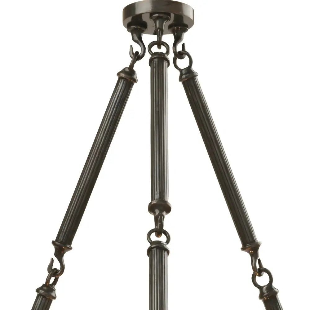 infinity Chandelier - Bronze Highlight Finish