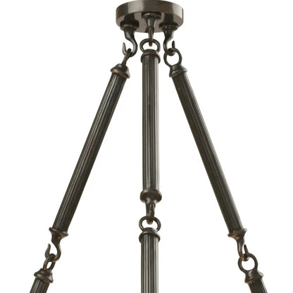 infinity Chandelier - Bronze Highlight Finish