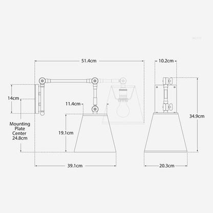 Graves Wall Light - Bronze