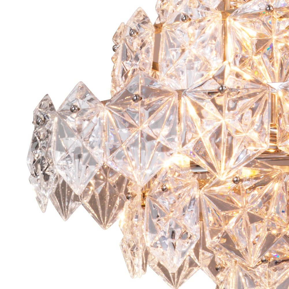 Hermitage Large Chandelier - Nickel