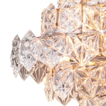 Hermitage Large Chandelier - Nickel