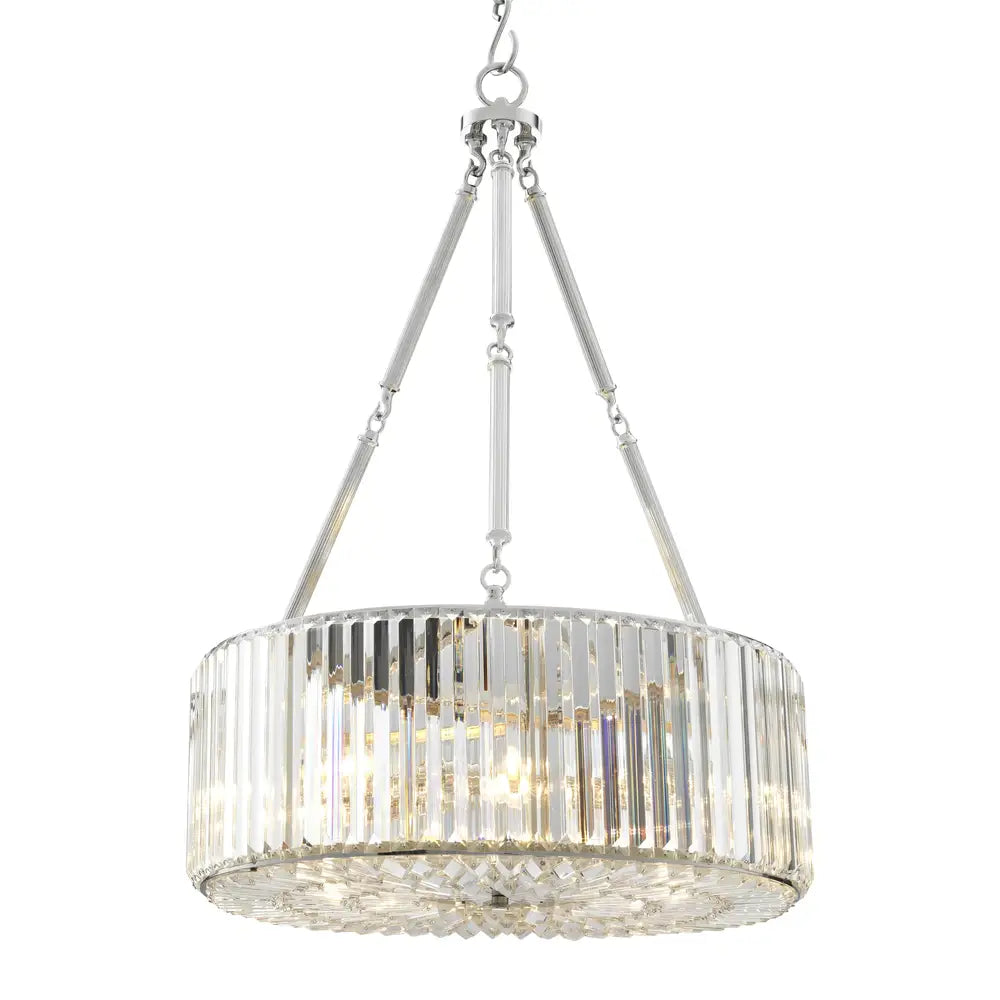 infinity Chandelier - Nickel Finish
