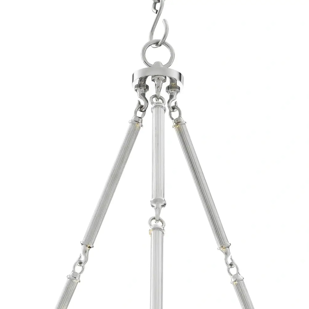 infinity Chandelier - Nickel Finish