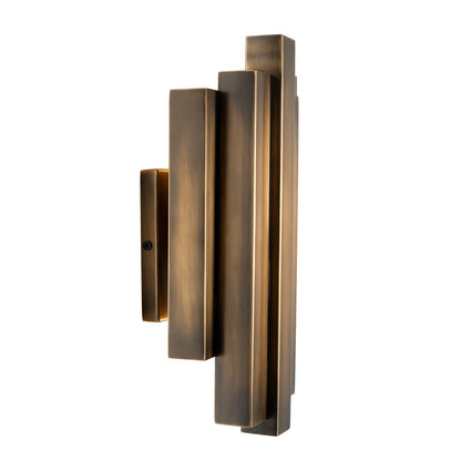 Beau Rivage Wall Lamp - Vintage Brass