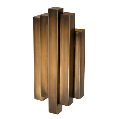 Beau Rivage Wall Lamp - Vintage Brass