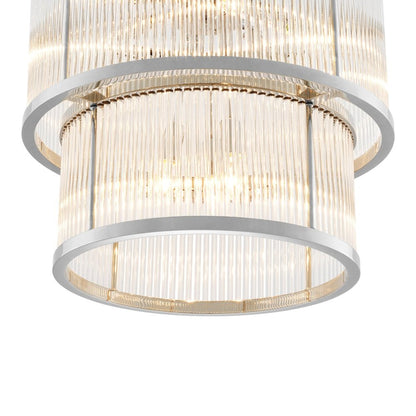 Pasadena Chandelier - Nickel Finish