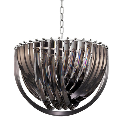 Murano Chandelier - Smoke