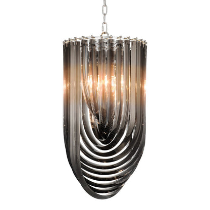 Murano Chandelier - Smoke