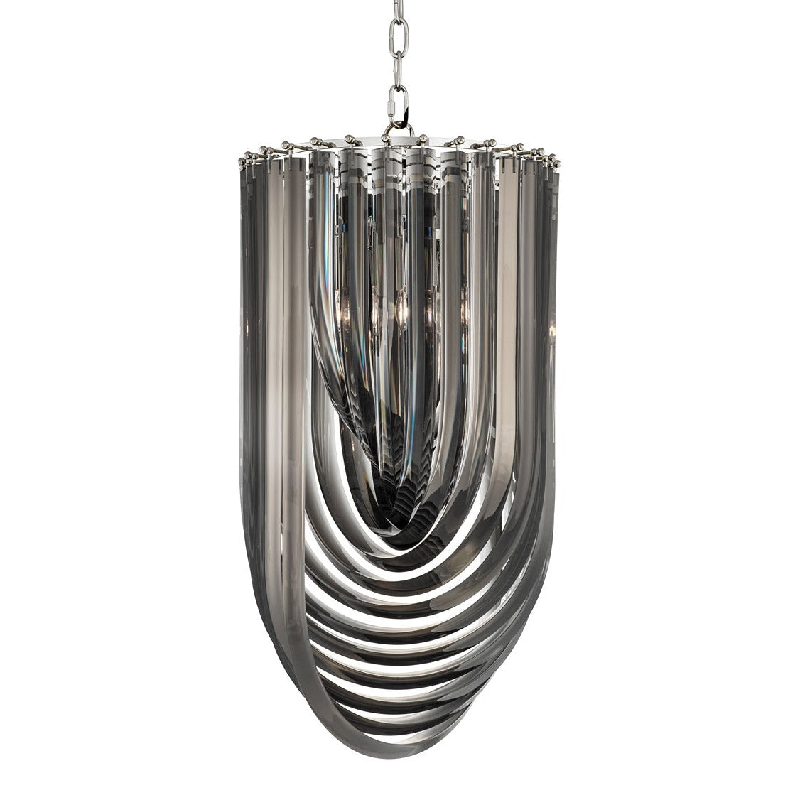 Murano Chandelier - Smoke