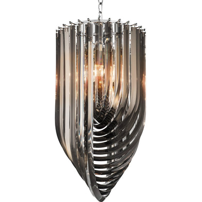 Murano Chandelier - Smoke