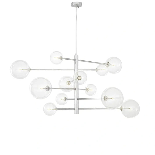 Argento Chandelier - Nickel Finish