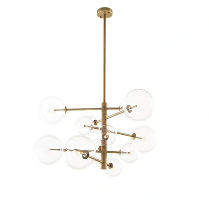 Argento Chandelier - Antique Brass Finish