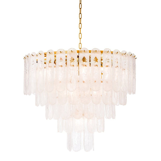 Riveria Chandelier - Gold Finish