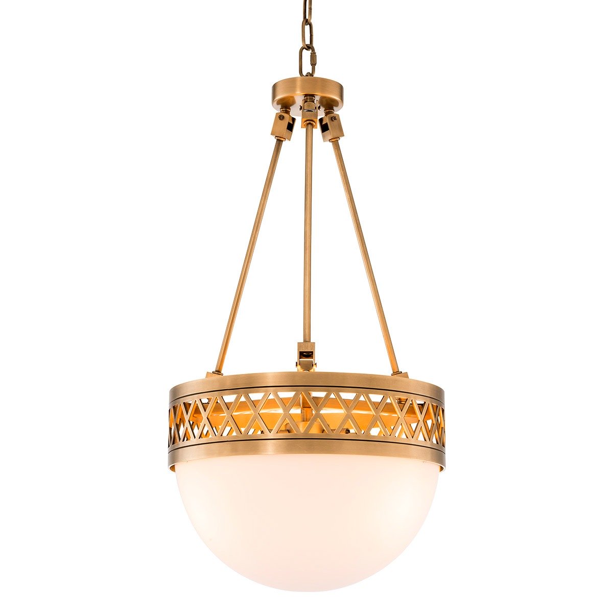 Bistroquette Chandelier - Antique Brass