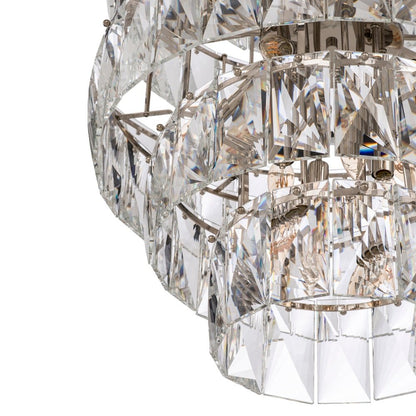 Amazone Large Chandelier - Nickel Finish