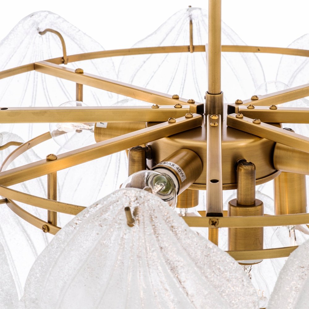 Novida Chandelier - Antique Brass Finish