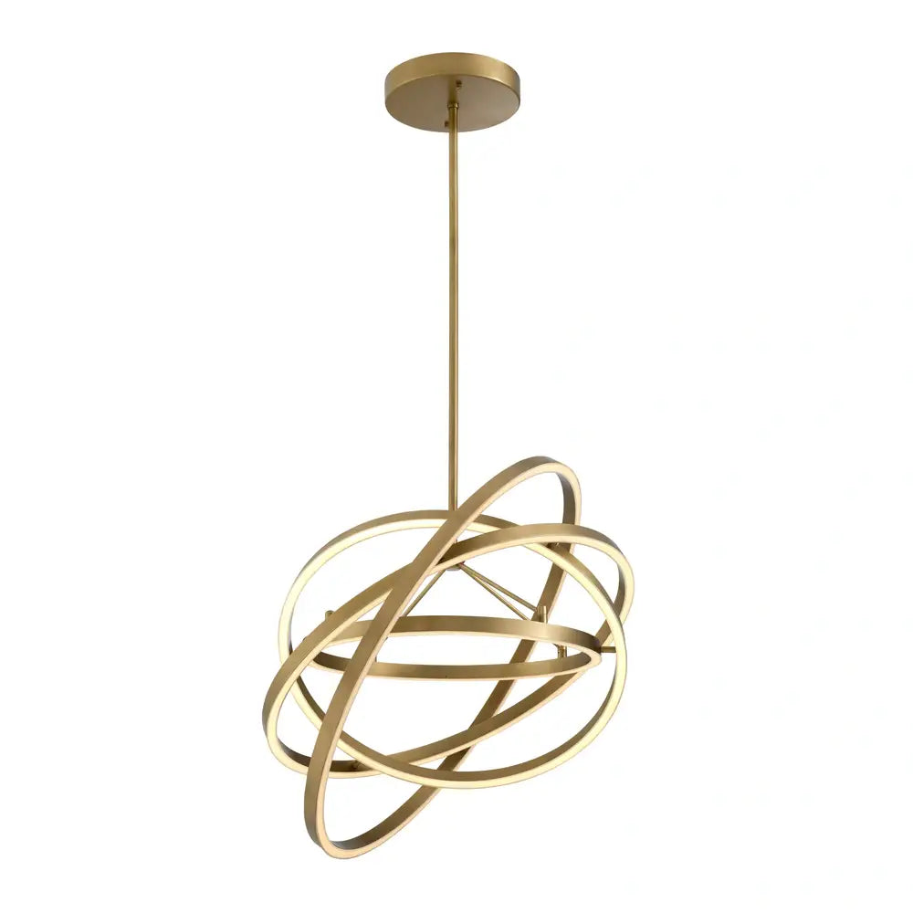 Cassini Chandelier - Antique Brass Finish