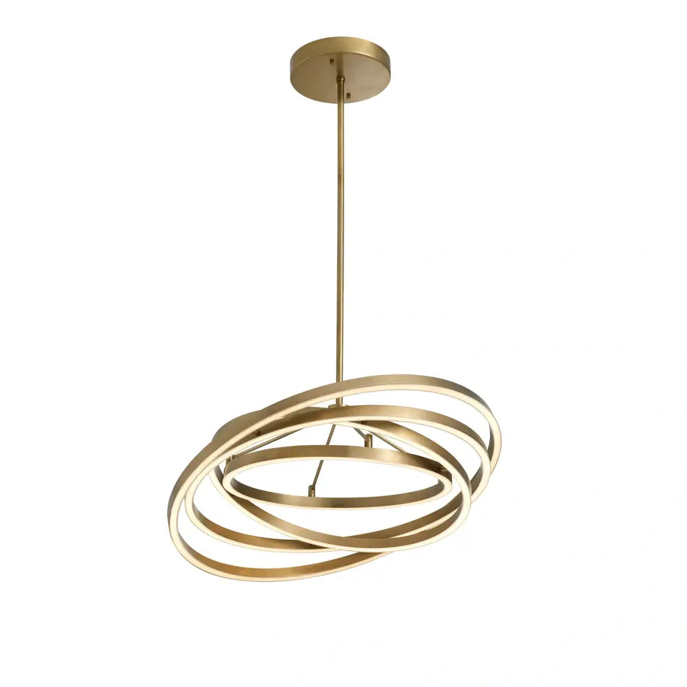 Cassini Chandelier - Antique Brass Finish