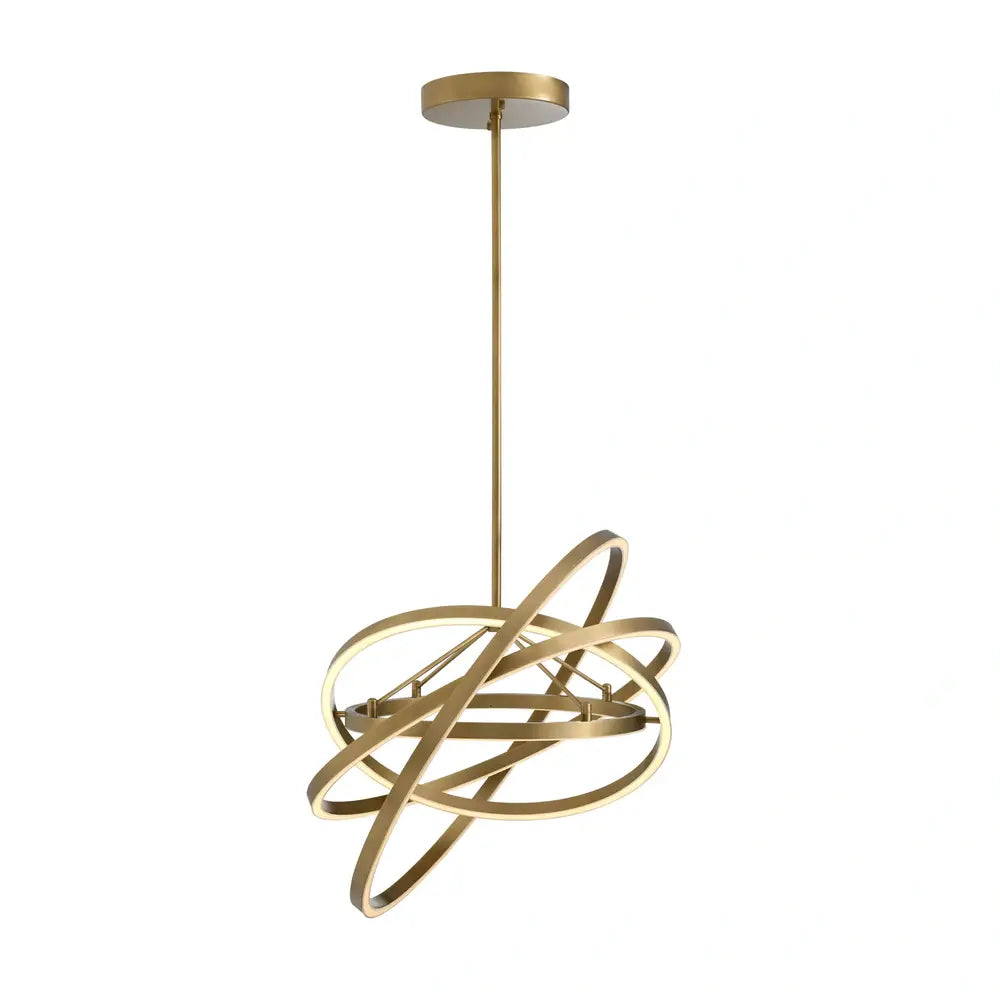 Cassini Chandelier - Antique Brass Finish