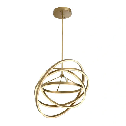 Cassini Chandelier - Antique Brass Finish