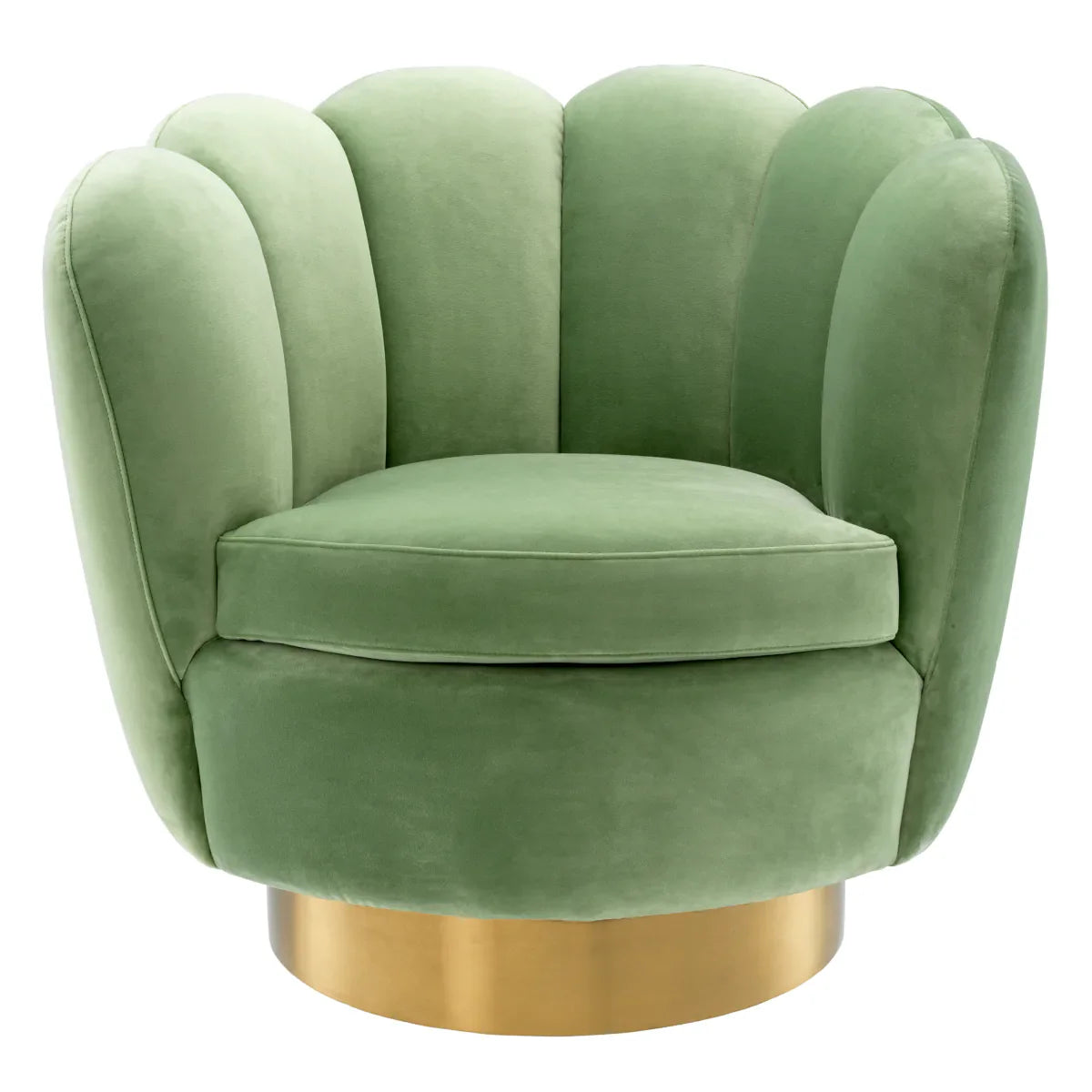 Mirage Swivel Chair - Savona Pistache Green Velvet