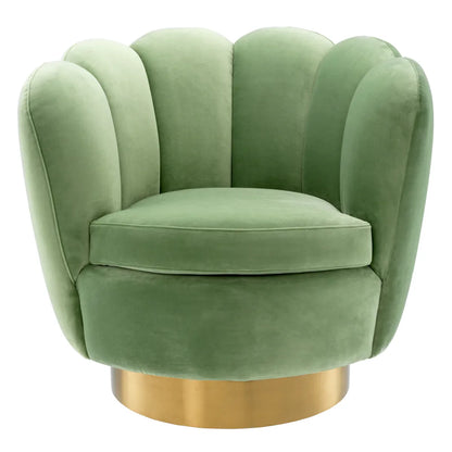 Mirage Swivel Chair - Savona Pistache Green Velvet