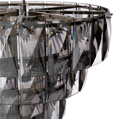 Amazone Small Chandelier - Smoke Glass