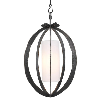 Eichholtz Luciano Chandelier in Hammered Bronze Highlight