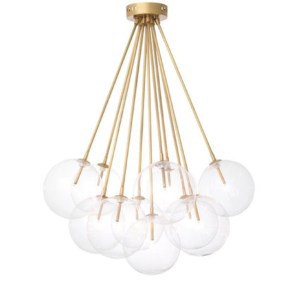 Molecule Chandelier - Antique Brass